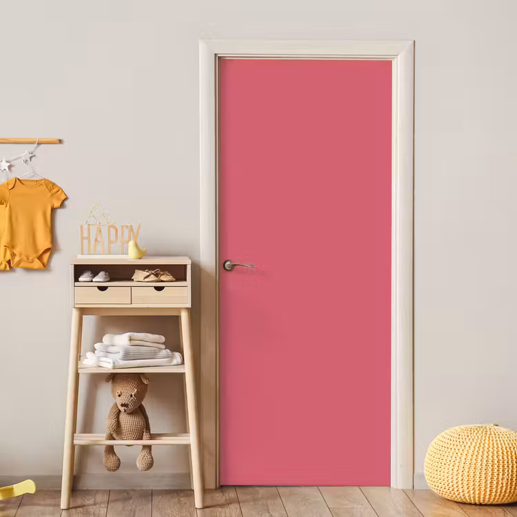 Crimson - Rose - Roze deurposter klein 289 -sfeer4