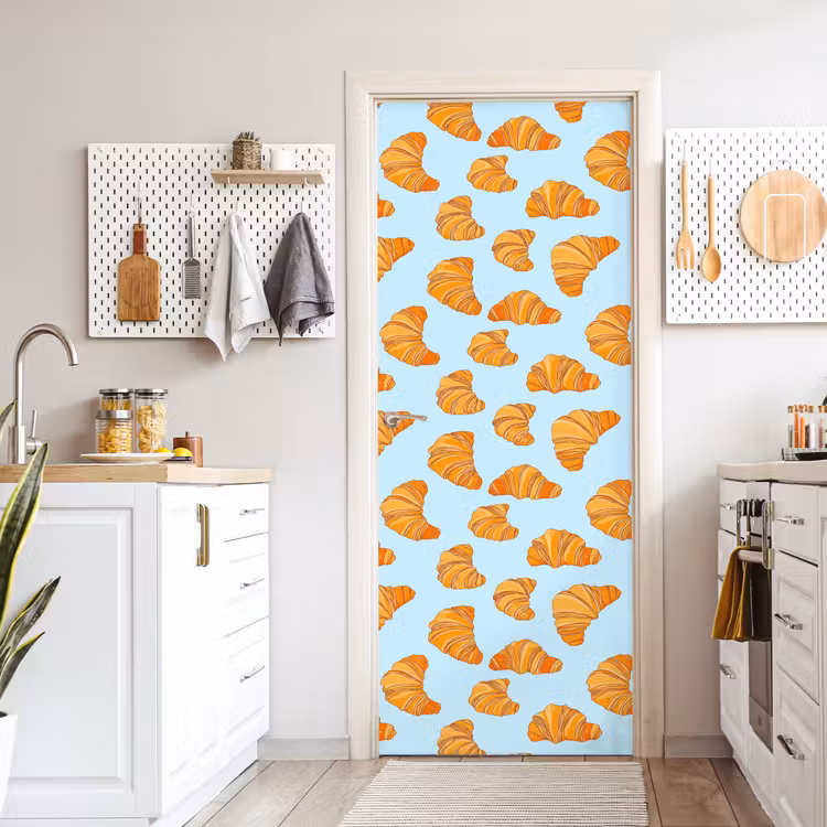 Croissant - Speels - Blauw deurposter klein 289 -sfeer5