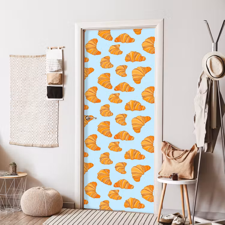 Croissant - Speels - Blauw deurposter klein 289 -sfeer6