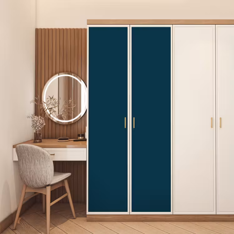 Dark - Indigo - Blauw deurposter klein 289 -sfeer3