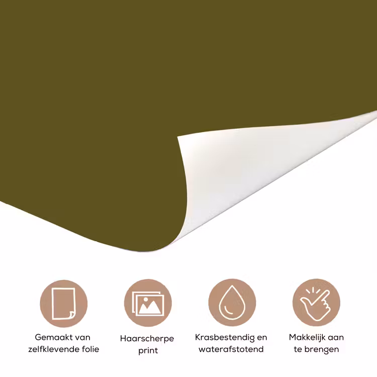 Dark - Olive - Groen deurposter klein 289 -closeup_NL