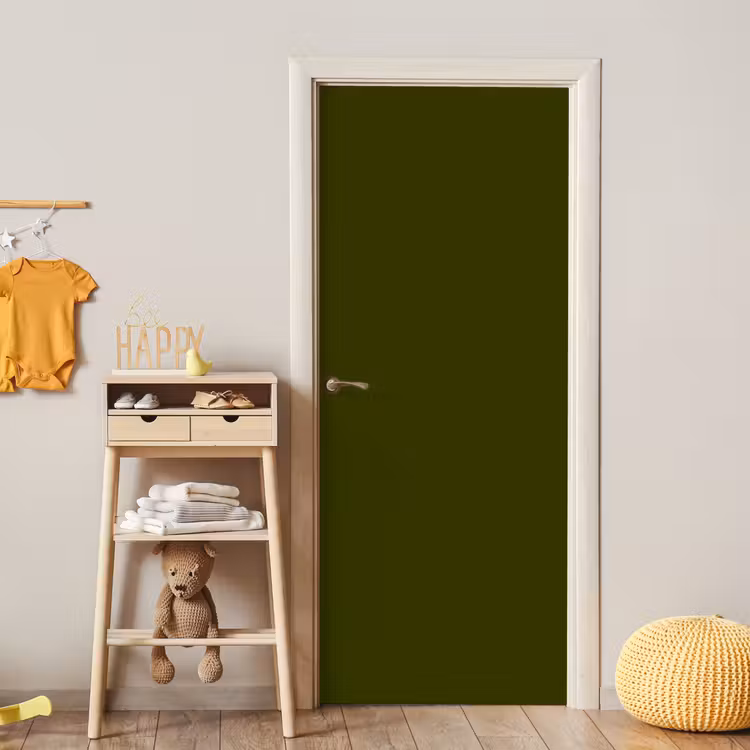 Dark - Olive - Groen deurposter klein 289 -sfeer4