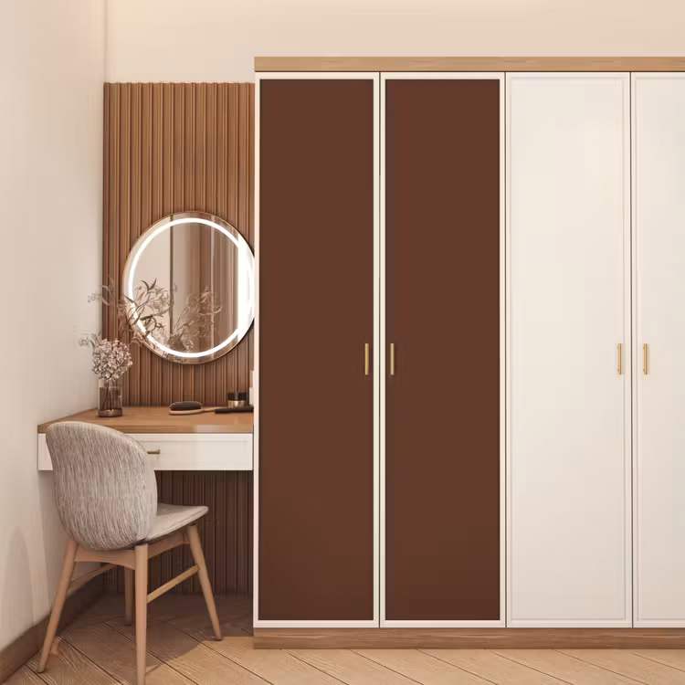 Deep - Clay - Brown - Bruin deurposter klein 289 -sfeer3