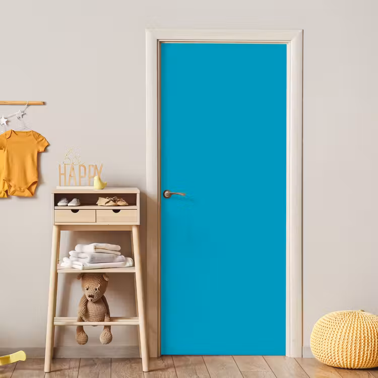 Deep - Turquoise - Turkoois deurposter klein 289 -sfeer4