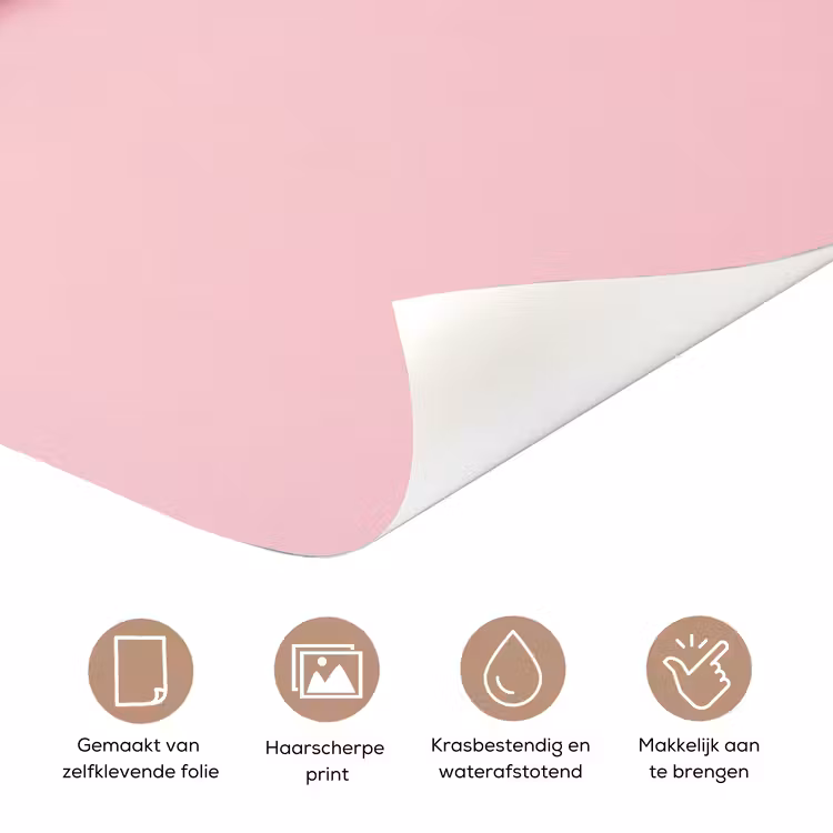 Disco - Kersen - Roze deurposter klein -closeup_NL