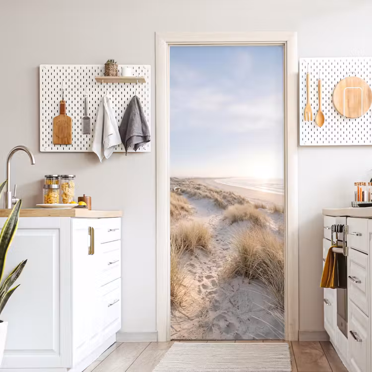 Duinen - Strand - Beige deurposter klein -sfeer5