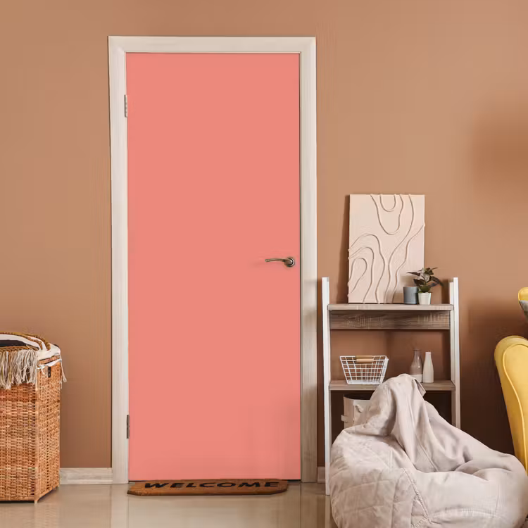 Dusty - Peach - Koraal deurposter klein 289 -sfeer1