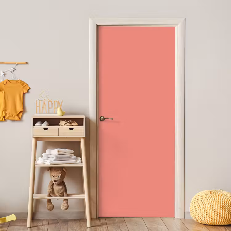 Dusty - Peach - Koraal deurposter klein 289 -sfeer4