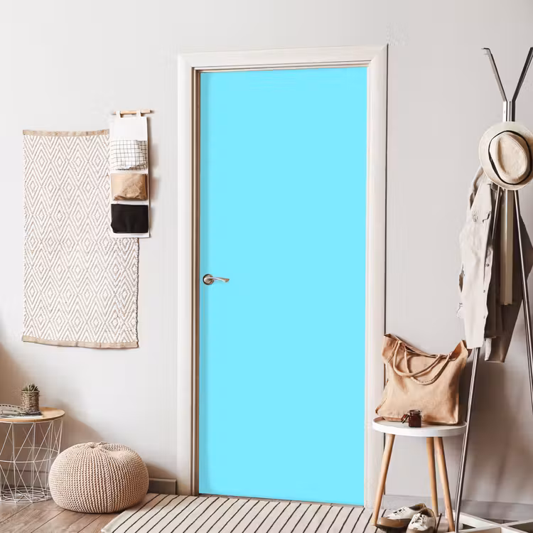 Electric - Cyan - Blauw deurposter klein 289 -sfeer6