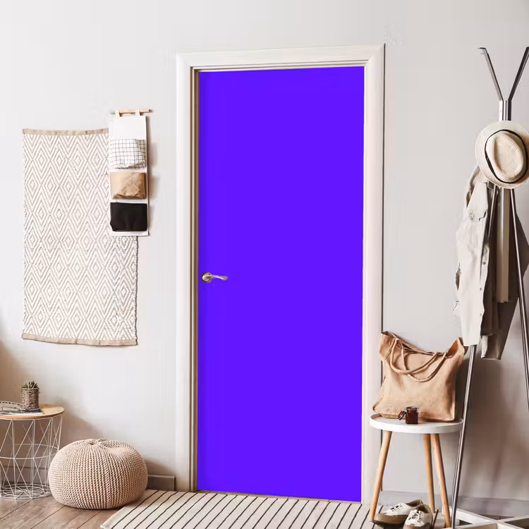 Electric - Indigo - Paars deurposter klein 289 -sfeer6