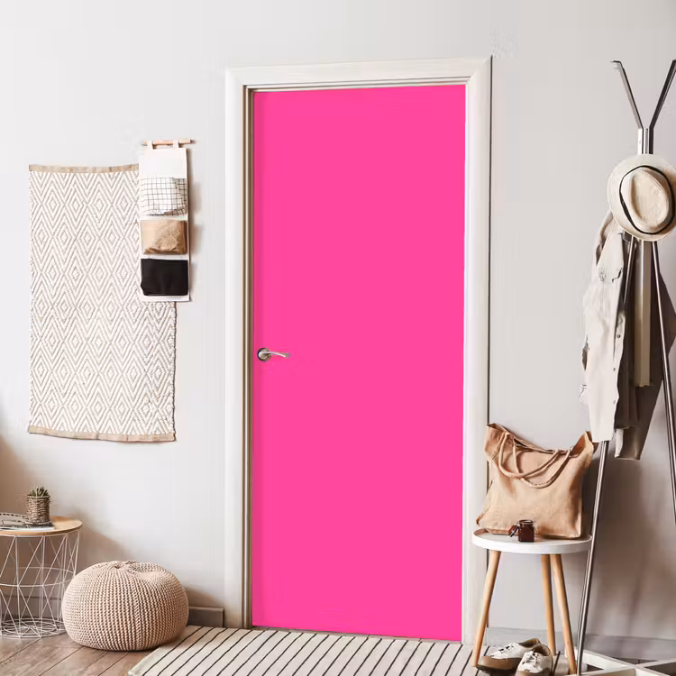 Electric - Magenta - Roze deurposter klein 289 -sfeer6