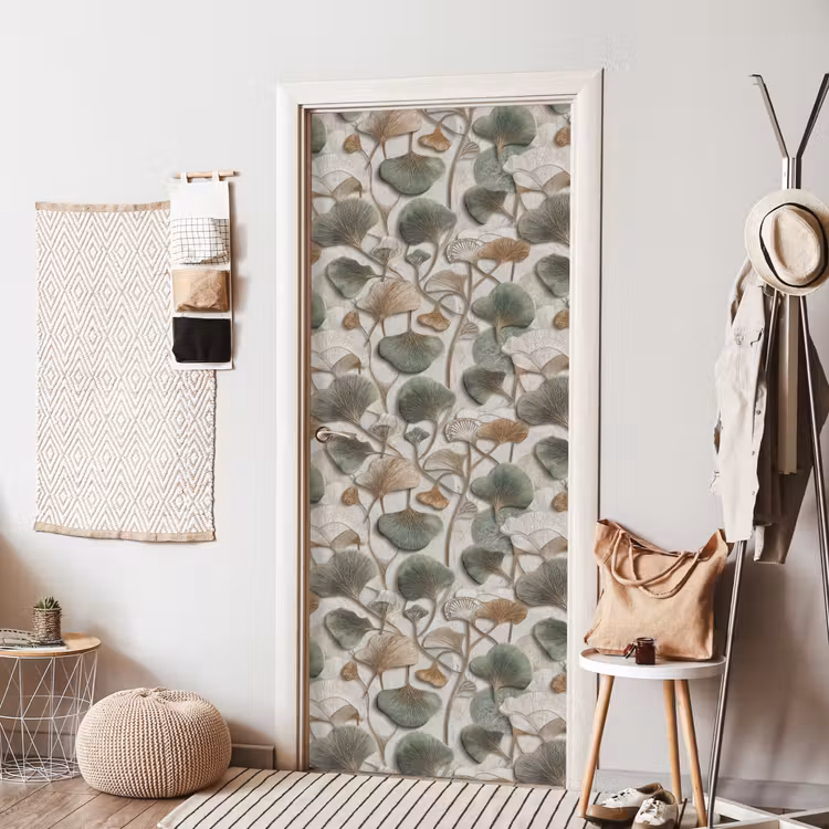 Elegant - Bladeren - Groen deurposter klein 289 -sfeer6