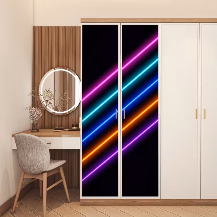 Esthetiek - Retro - Neon deurposter klein -sfeer3