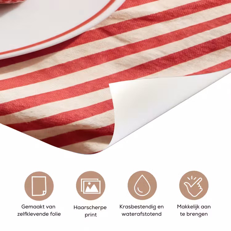 Eten - Aardbeien - Fruit - Zomer - Rood deurposter klein -closeup_NL