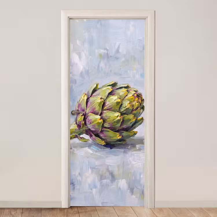 Deursticker - Eten - Artisjok - Modern - Eten - Artisjok - Modern deurposter klein