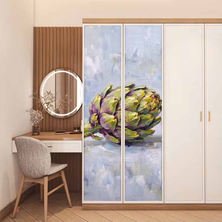 Deursticker - Eten - Artisjok - Modern - Eten - Artisjok - Modern deurposter klein