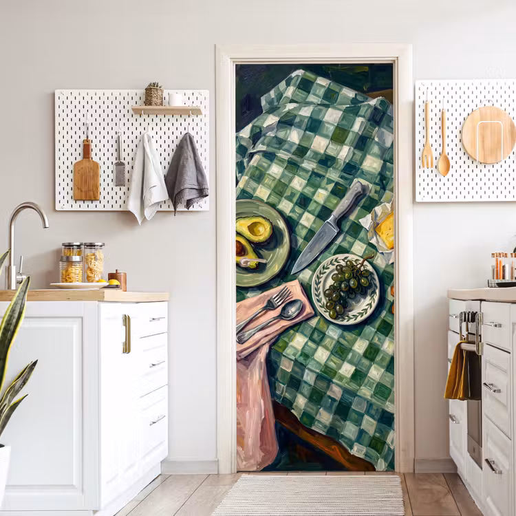 Eten - Ontbijt - Tafel - Modern - Groen deurposter klein -sfeer5