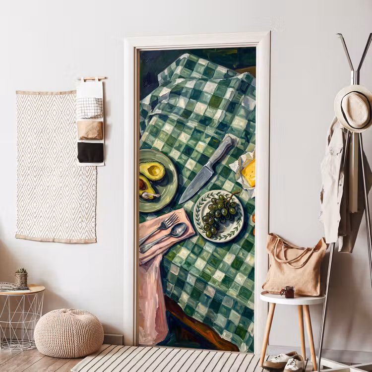 Eten - Ontbijt - Tafel - Modern - Groen deurposter klein -sfeer6