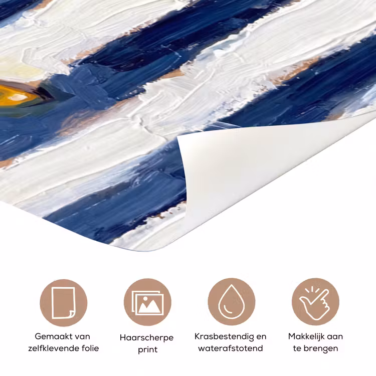 Eten - Passievrucht - Tropisch - Modern - Kleurrijk deurposter klein -closeup_NL