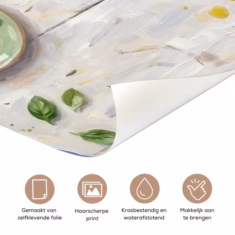 Eten - Tafel - Divers - Modern deurposter klein -closeup_NL