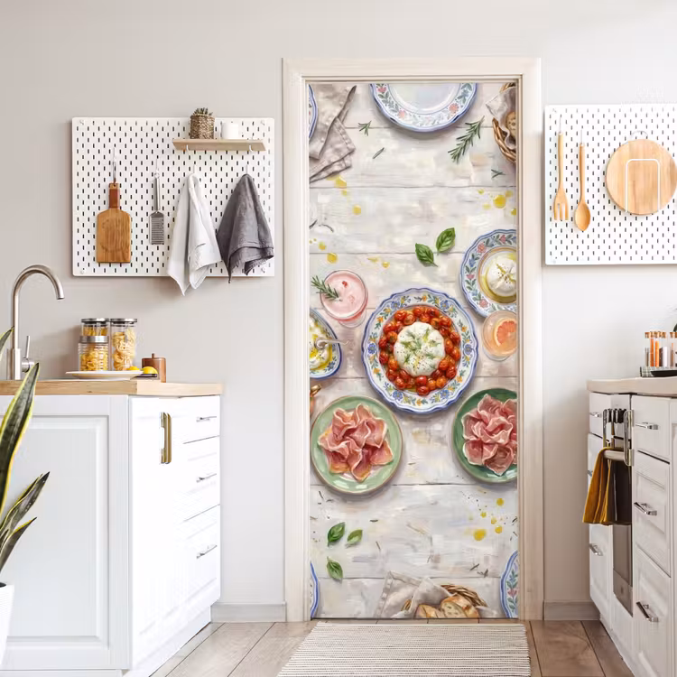 Eten - Tafel - Divers - Modern deurposter klein -sfeer5