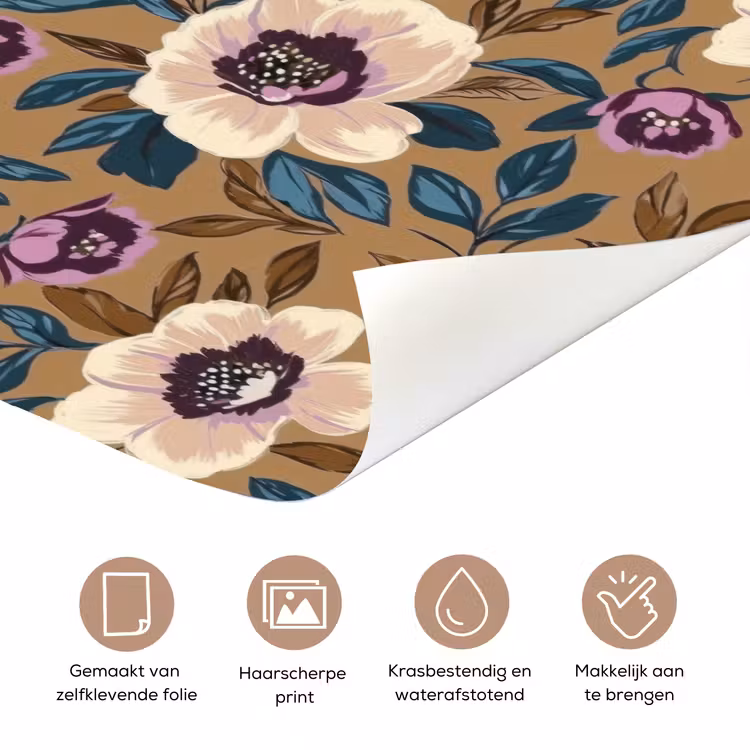 Floraal - Stilleven - Kleurrijk deurposter klein 289 -closeup_NL