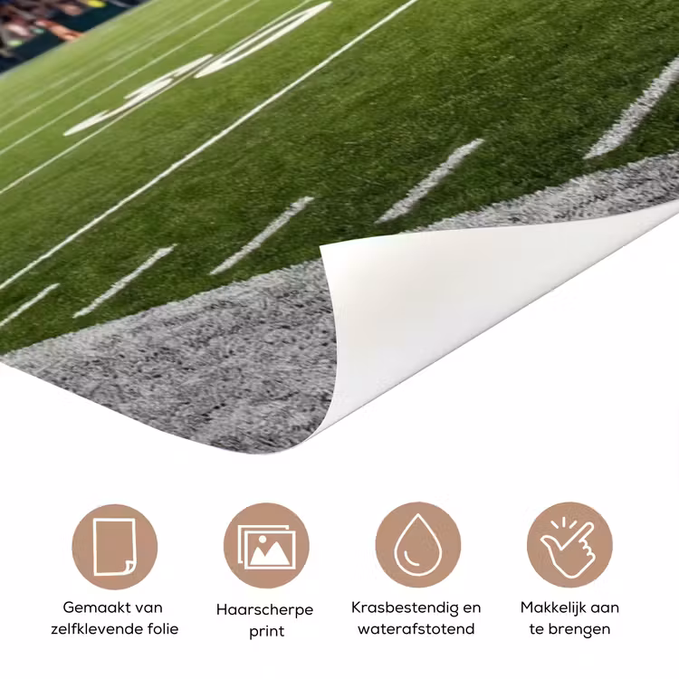Football - Bal - Stadion - Sport deurposter klein -closeup_NL