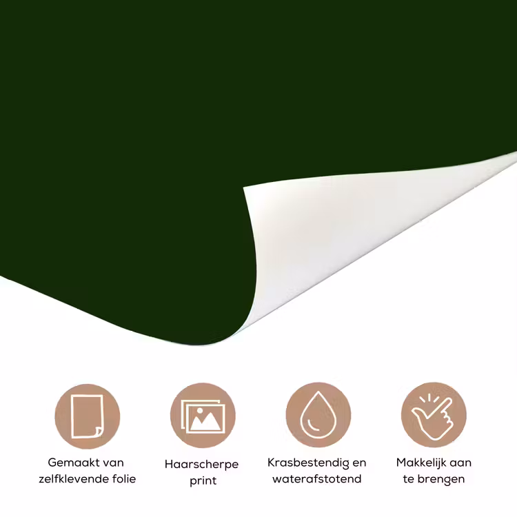 Forest - Green - Groen deurposter klein 289 -closeup_NL