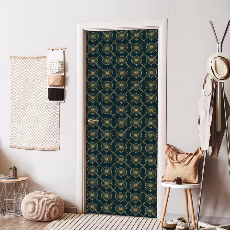 Geometrisch - Elegant - Groen deurposter klein 289 -sfeer6