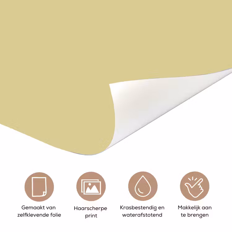 Golden - Clover - Geel deurposter klein 289 -closeup_NL