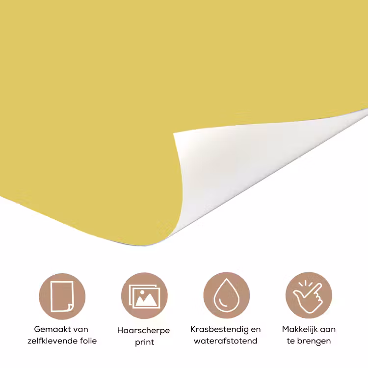 Golden - Ochre - Geel deurposter klein 289 -closeup_NL