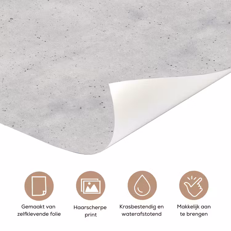 Grijs - Beton - Neutraal deurposter klein 289 -closeup_NL