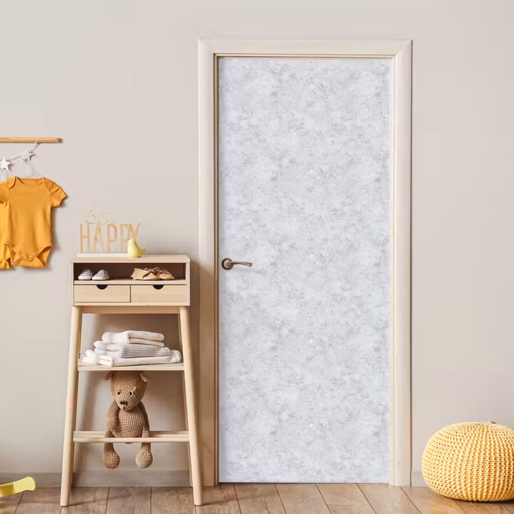 Grijs - Terrazzo-effect - Beton deurposter klein 289 -sfeer4