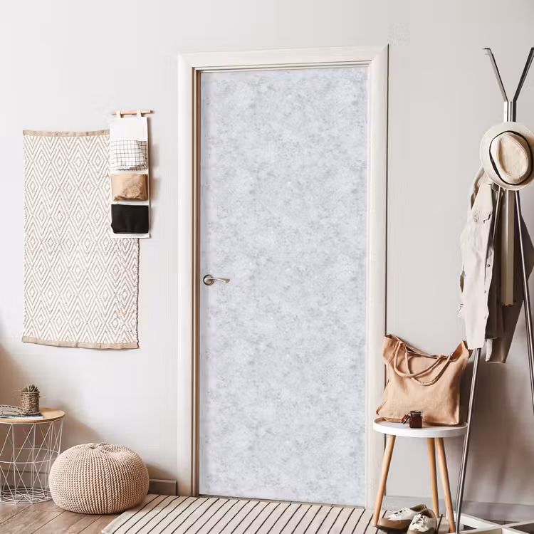 Grijs - Terrazzo-effect - Beton deurposter klein 289 -sfeer6