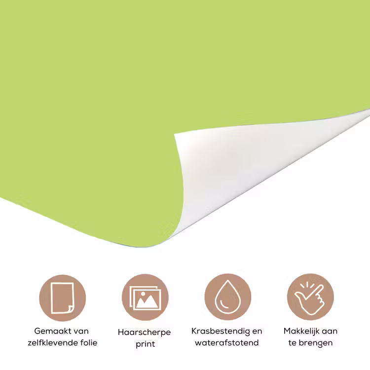 Grl pwr - Groen - Rood - 3D deurposter klein -closeup_NL