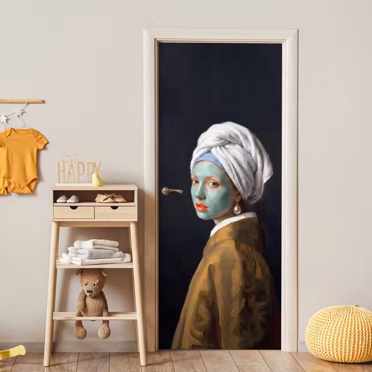 Iconisch - Modern - Kleurrijk deurposter klein -sfeer4