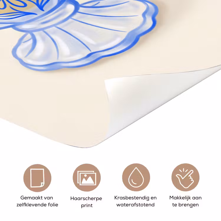 IJs - Citroen - Illustratie - Geel - Dessert deurposter klein -closeup_NL