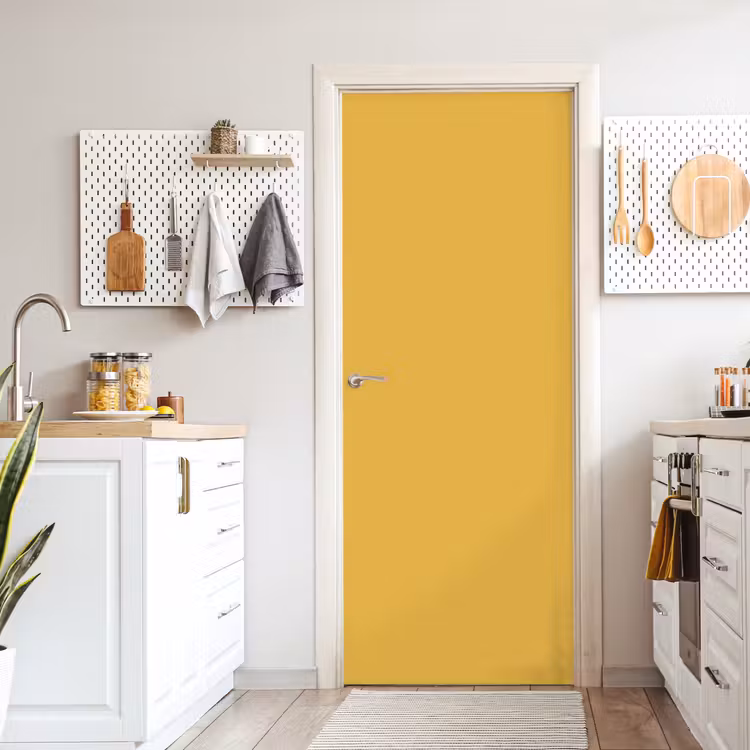Joyful - Mustard - Geel deurposter klein 289 -sfeer5