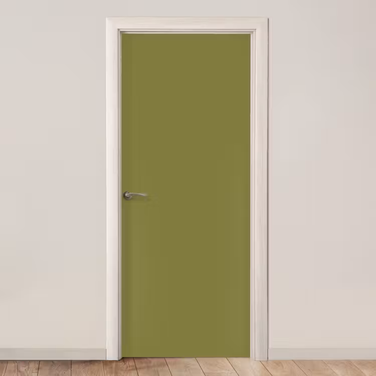 Juniper - Groen - Organisch deurposter klein 289 -3d_beige