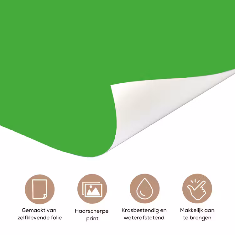 Kelly - Green - Groen deurposter klein 289 -closeup_NL