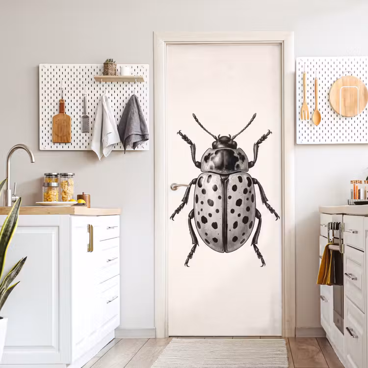 Kever - Insect - Vintage deurposter klein -sfeer5