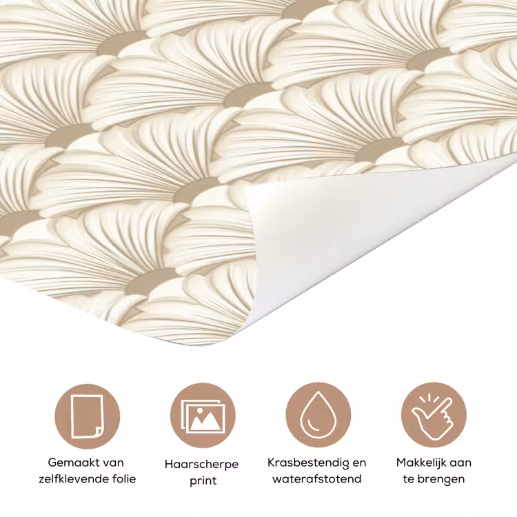 Klassiek - Art - Beige deurposter klein 289 -closeup_NL