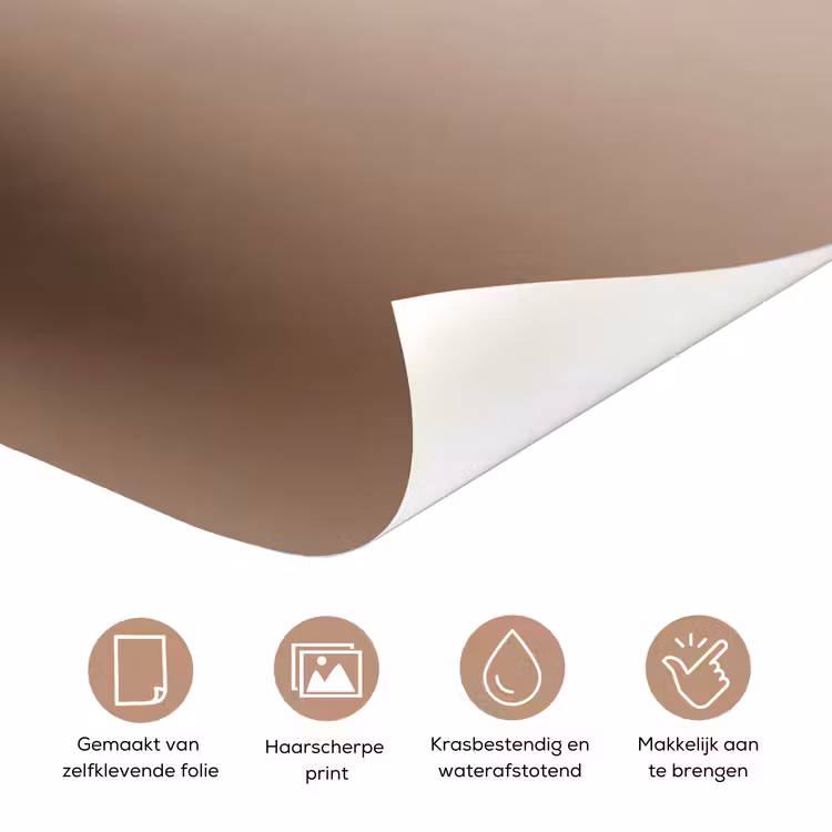 Koffie - Obessive Coffee Disorder - Beige deurposter klein -closeup_NL