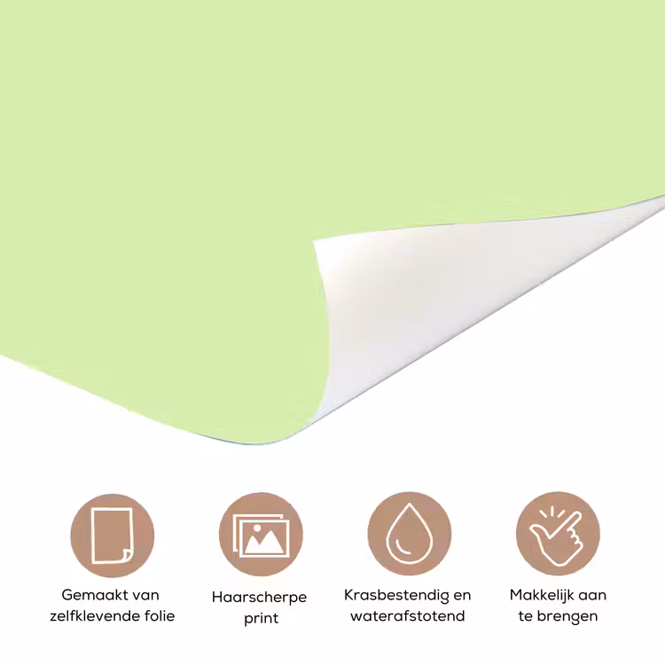 Light - Lime - Groen deurposter klein 289 -closeup_NL
