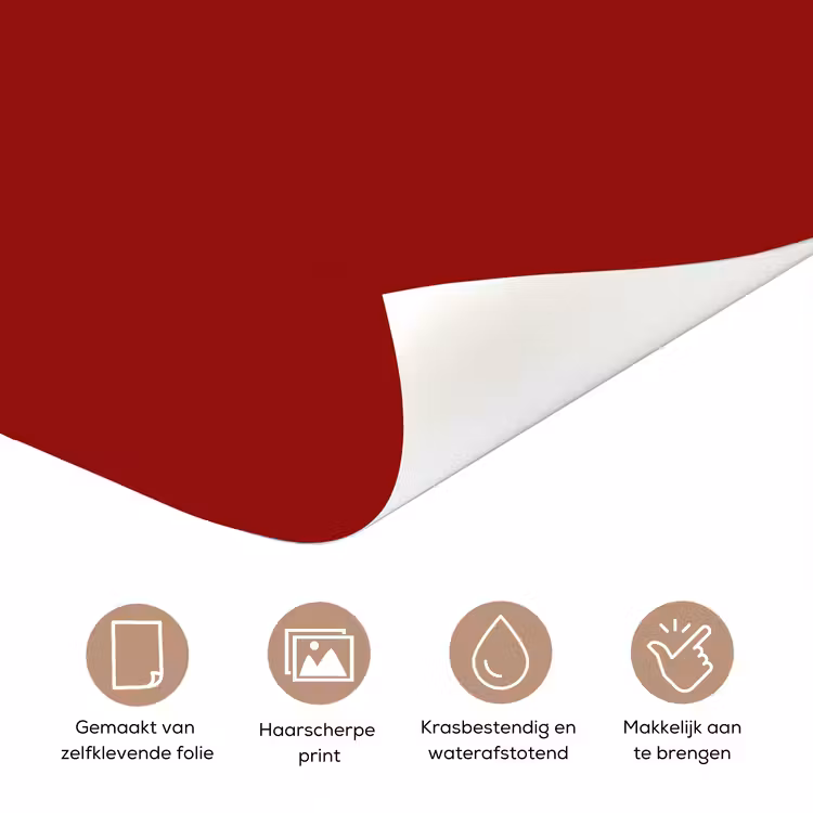 Love - Rood - Hatjes deurposter klein -closeup_NL