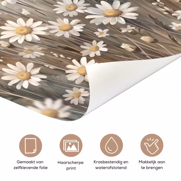 Madelief - Illustratie - Wit deurposter klein -closeup_NL