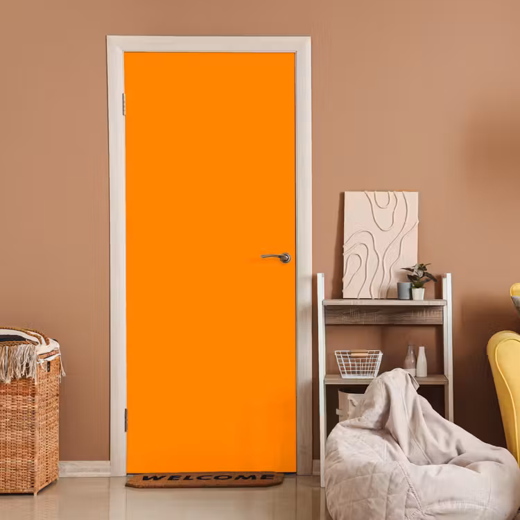 Marigold - Glow - Oranje deurposter klein 289 -sfeer1
