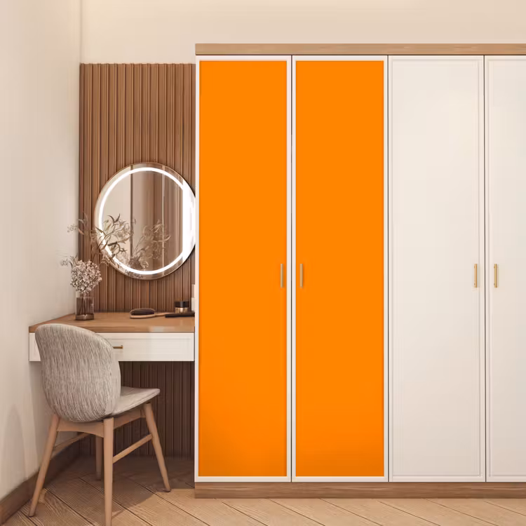 Marigold - Glow - Oranje deurposter klein 289 -sfeer3