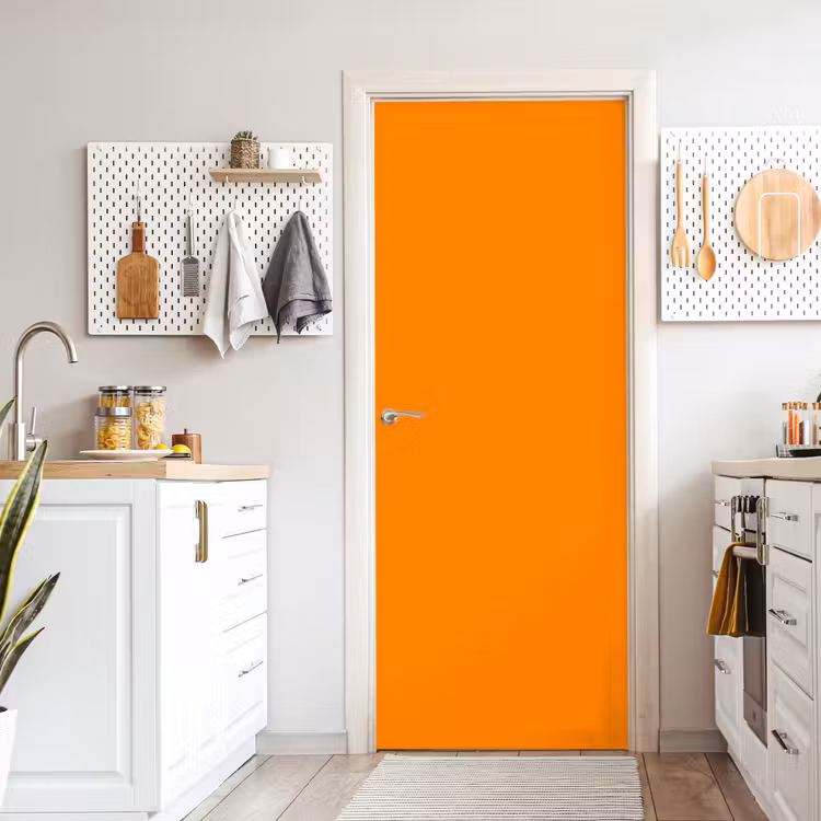 Marigold - Glow - Oranje deurposter klein 289 -sfeer5