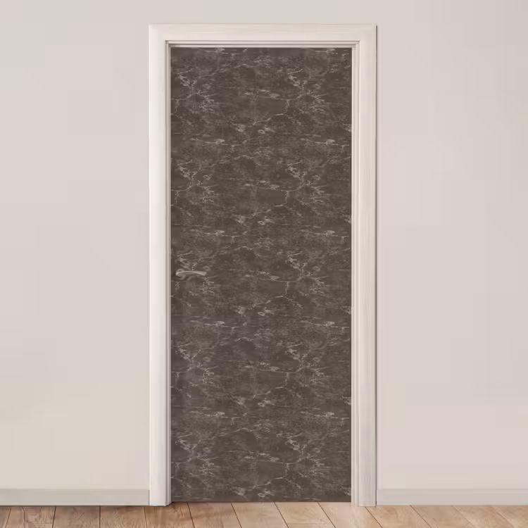 Marmer - Aders - Bruin deurposter klein 289 -3d_beige